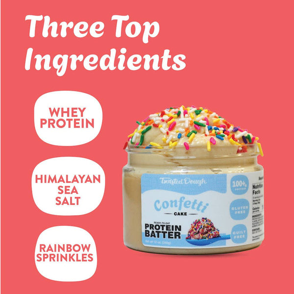 Confetti Protein Batter: KING Size Jar= 12oz