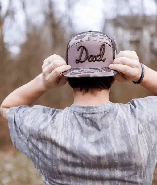 Dad Trucker Hat: Retro Bottomland/Natural