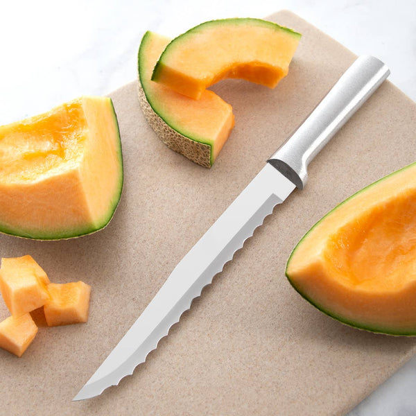 Silver Serrated Slicer