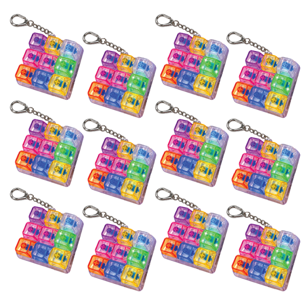 Light-Up Fidget LED Keypad Keychain Toy