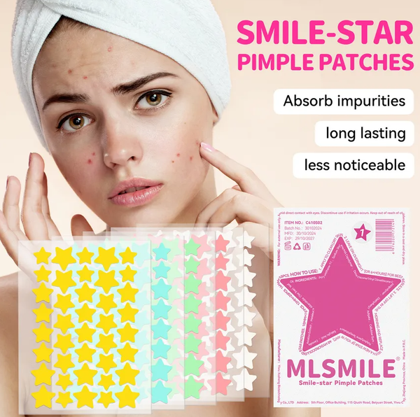 MLSMILE Star Pimple Acne Patches Sheet: #4 Green