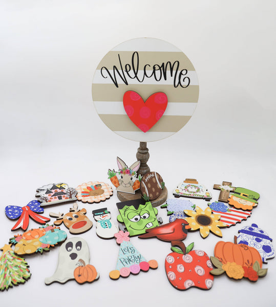 5 Inch Velcro Attachments for Toppers: Leprechaun