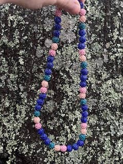 Sports Custom Beaded Drip Necklace