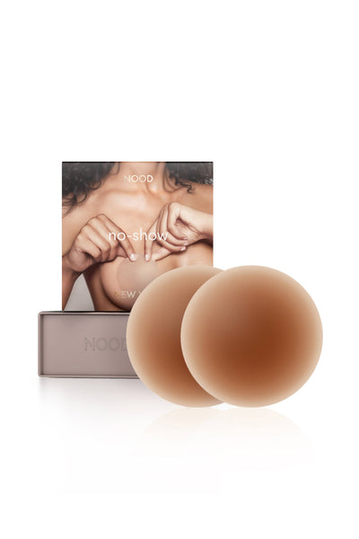 No-Show Reusable Adhesive Nipple Covers: No 3 Buff