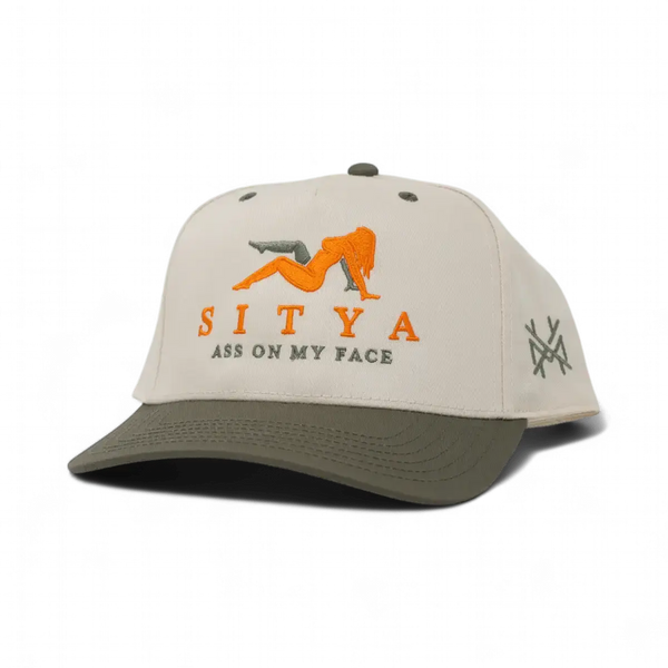 Sitya Trucker Hat: Retro Sage/Natural