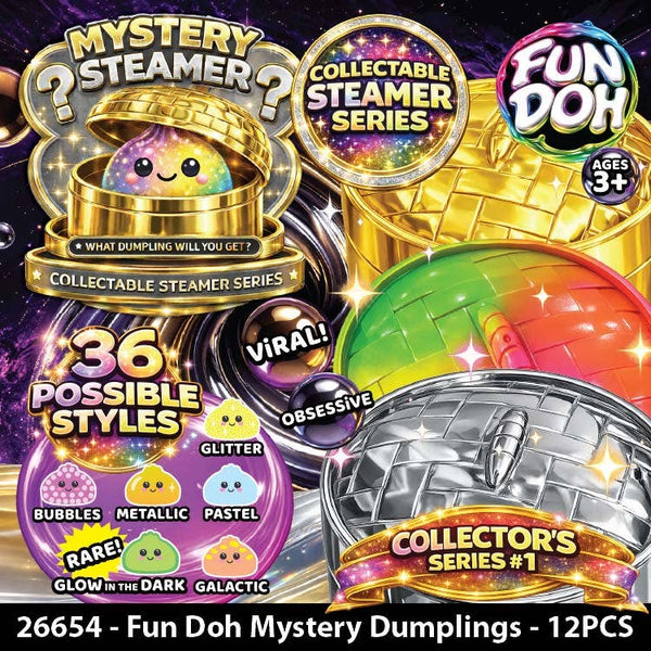 Fun Doh Mystery Dumpling Squishies - Ultra Rare Collection: