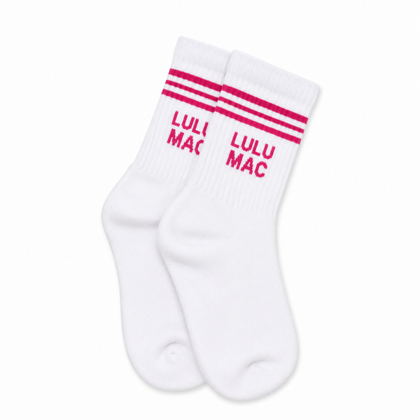 Lulu Mac Socks Single Pair - HOT PINK