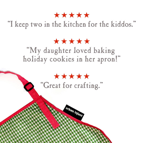 Little Helper Kids Apron, Washable Cotton/Poly - Holidays: SMALL