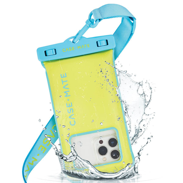 Waterproof Floating Pouch - Phone Pouch: Silver Chrome