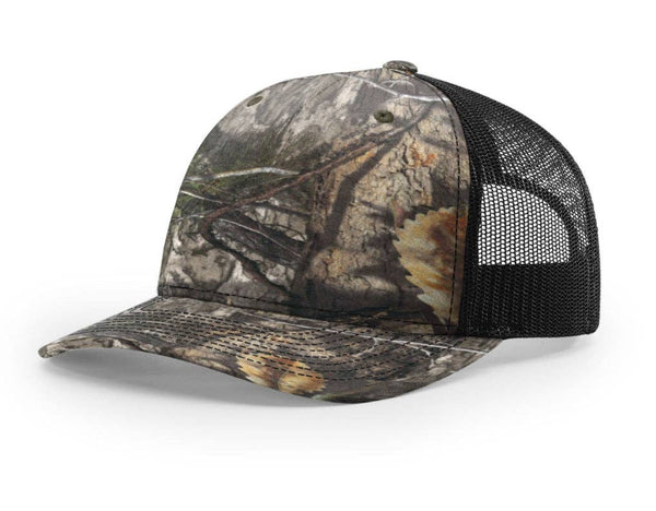 Deer Dog Hunting - Trucker Snapback - Richardson 112 - Buckle Patch: Mossy Oak Bottomland