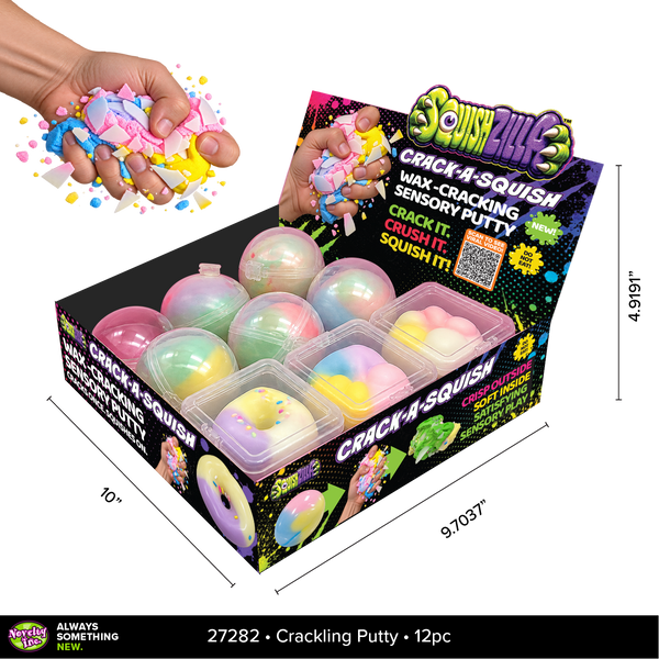 Fun Doh Wax-Cracking Sensory Colorful Putty -
