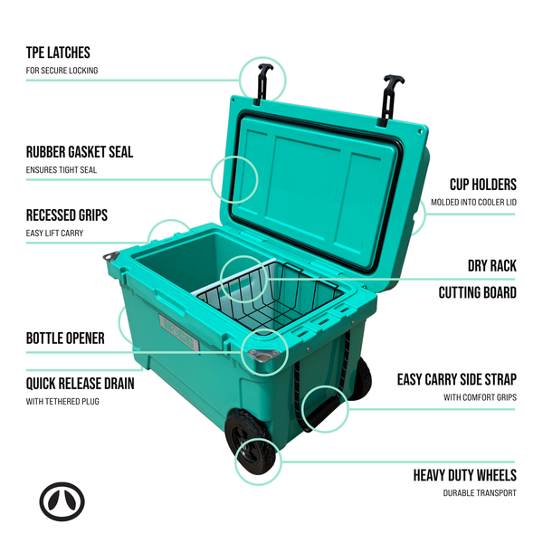 45QT COOLER: DESERT FLOWER