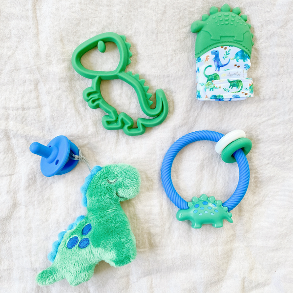 Ritzy Rattle™ Silicone Teether Rattles: Cactus