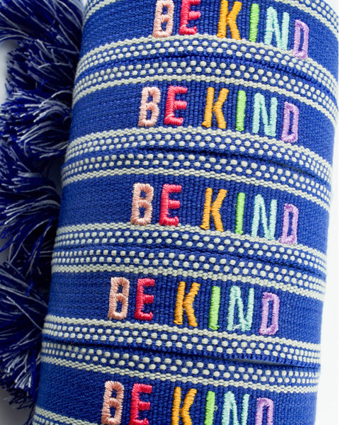 Colorful Embroidered Bracelets: Blush | Be Kind