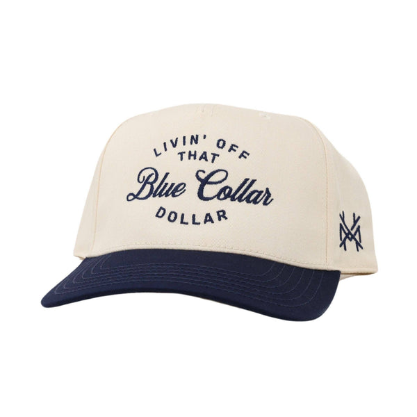 Blue Collar Dollar Trucker Hat: Grandpa Bottomland/Natural