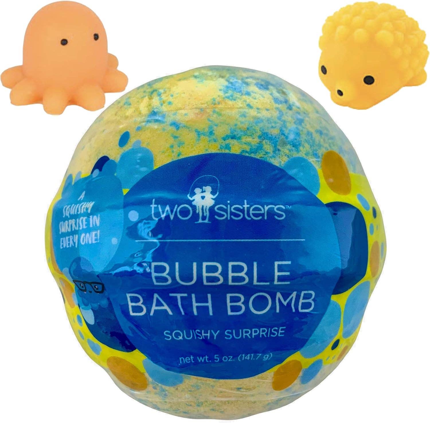 Squishy Kids Bath Bombs Gift Set with Toys Inside – 1 Pack