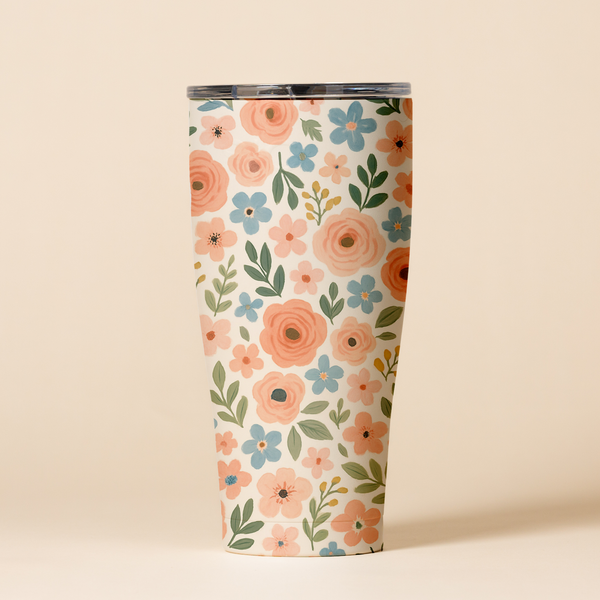 30 oz. SIC Tumbler | Peach Petals