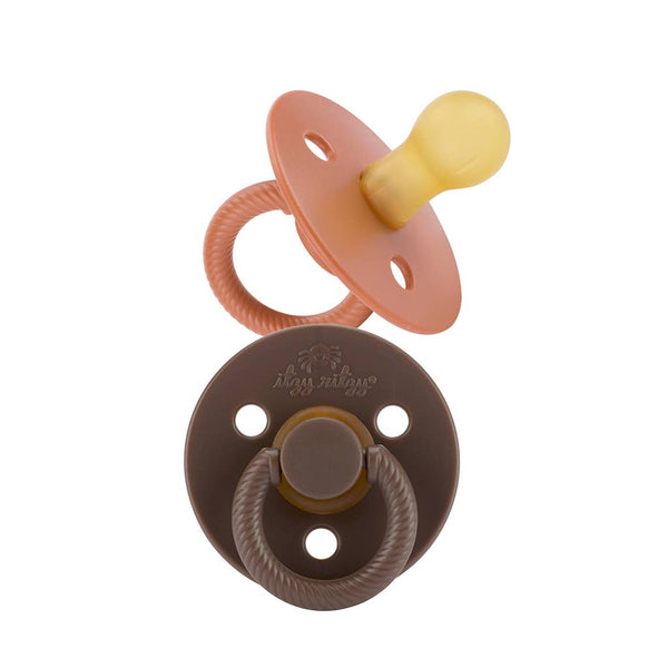 Itzy Soother™ Natural Rubber Paci Sets: Camo + Midnight