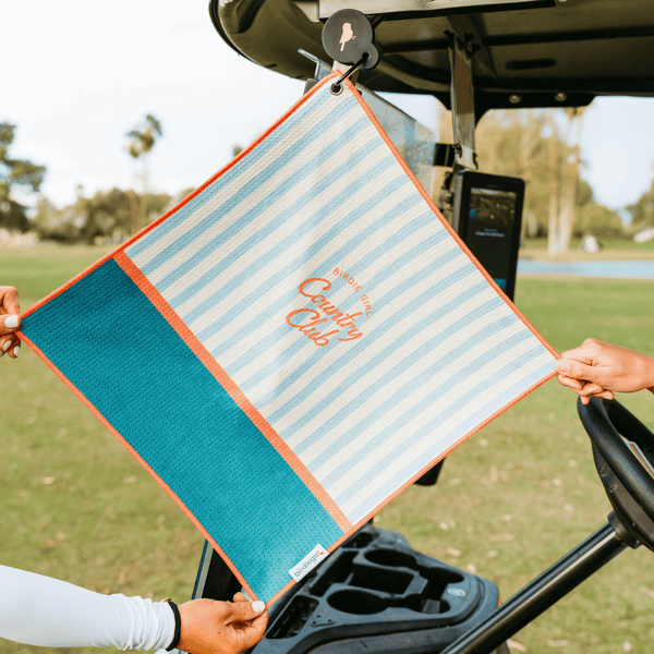 Birdie Girl Country Club Magnetic Golf Towel