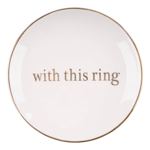 With this Ring Trinket Tray