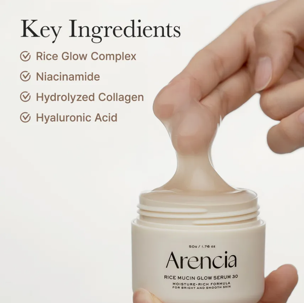 ARENCIA Rice Mucin Glow Serum