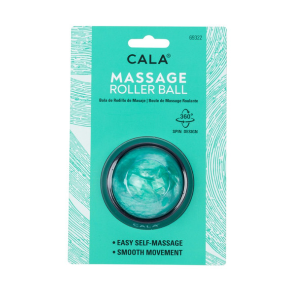 CALA Massage Handheld Roller Ball Pain Relief Travel: Pink