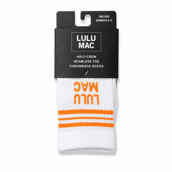 Lulu Mac Socks Single Pair - ORANGE