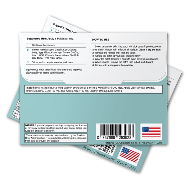 Natural Weight Loss Enhancer Patch - Metabolism & Energy Aid
