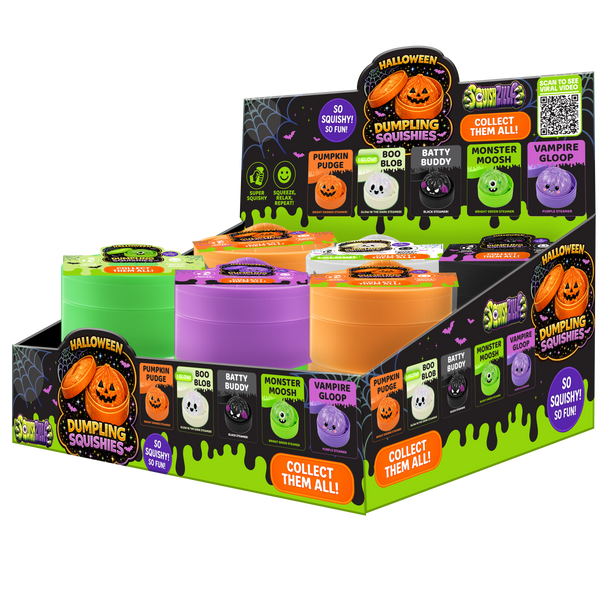 Fun Doh Spooky Mystery Dumpling Squishy Toy - 12/Display:
