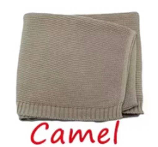 Nap Time Cotton Blanket - ORIGINAL Baby Quilt Blanket : Grey