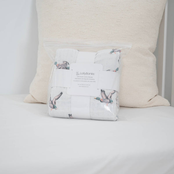 Quackin'up Baby Toddler Muslin Blanket