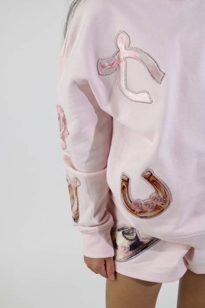 Velvet Western Icons Sweatshirt - TWEEN GIRLS