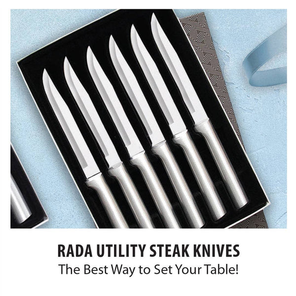 Silver Six Utility/Steak Knives Gift Set