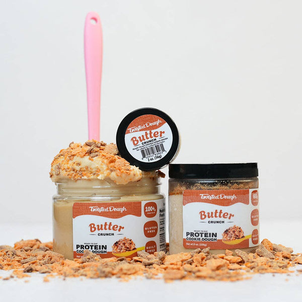 Butter Crunch Protein Cookie Dough: KING Size Jar= 12oz