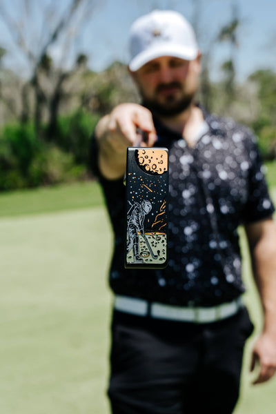 Moon Man Black Doublewide Blade Putter Limited Edition: Right Handed