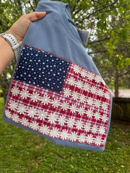 Flag America USA Patriotic 4th of July Short Sleeve: