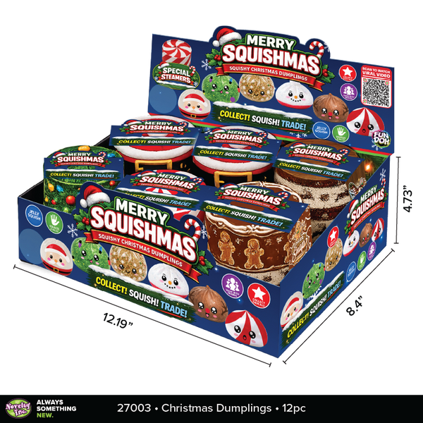 Fun Doh Christmas Dumpling Squishy Toy