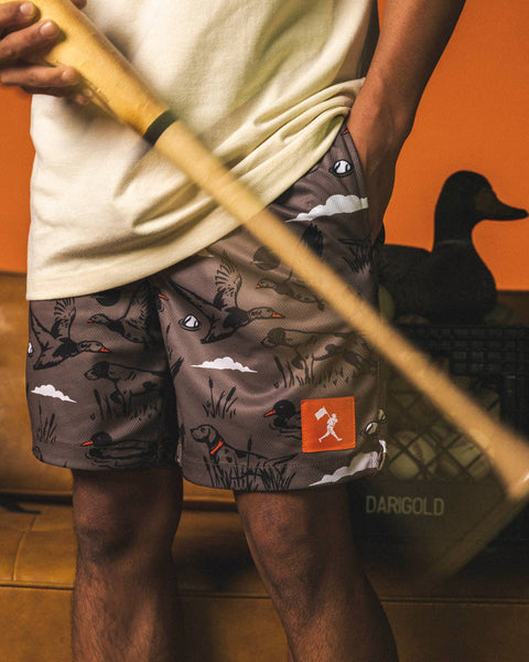 Hardball Hunter Diamond Air Mesh Shorts (Buck Skin) - Youth: