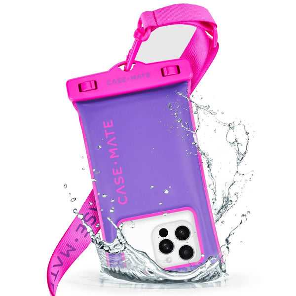 Waterproof Floating Pouch - Phone Pouch: Silver Chrome