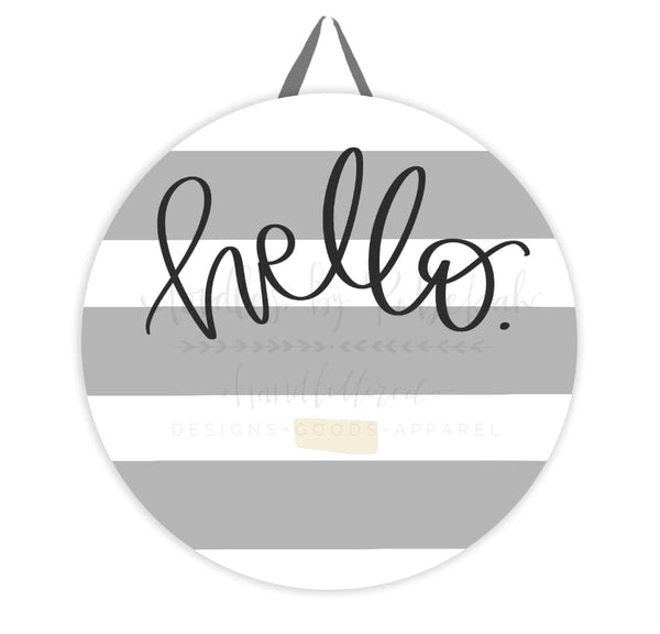 Interchangeable Door Hanger: Welcome Door Hanger