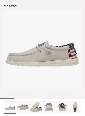 Hey dude Wally youth off white patriotic