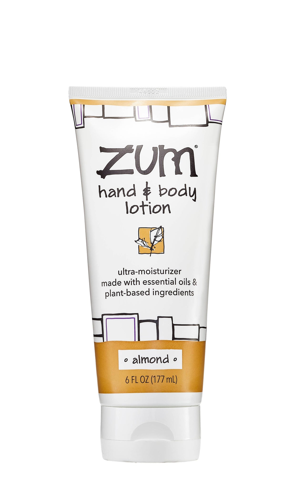 Zum Hand & Body Lotion - Almond: 6 fz