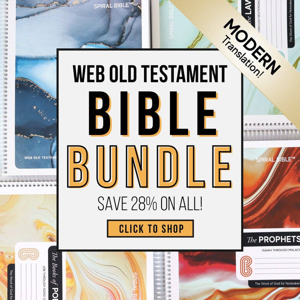 Spiral Bible - WEB - Old Testament  - Bundle